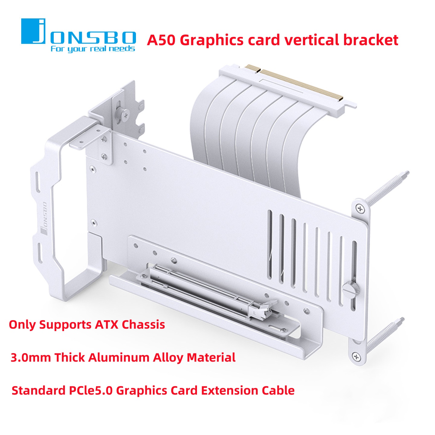 Vertical Gpu Bracket - JONSBO A50 Aluminium GPU Verticale Mount