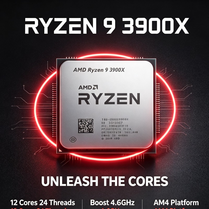 Amd Cpu Ryzen 9 - AMD Ryzen 9 3900X Computerprocessor R9