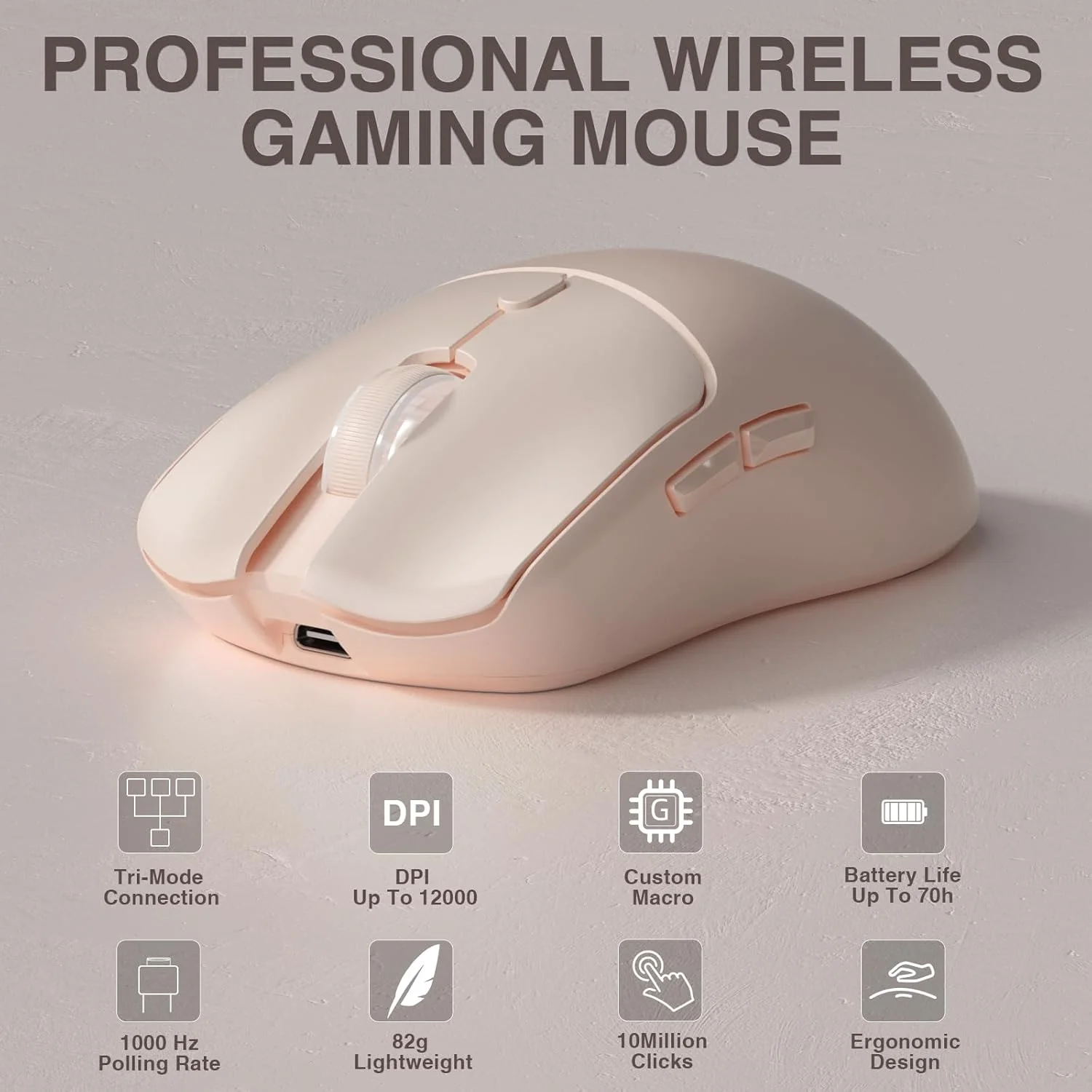 Gaming Accessories For Laptop - AULA SC580X Tri-mode draadloze gamingmuis 12000