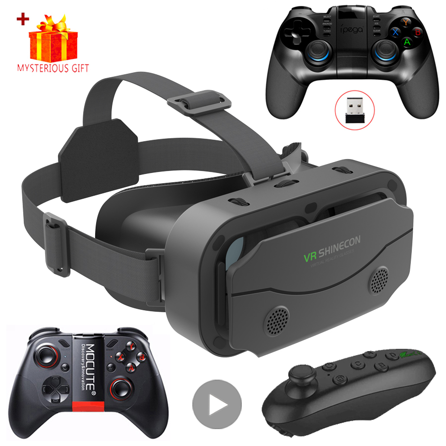Virtual Gaming Accessories - VR-bril 3D Virtual Reality Headset-apparaten Helmlenzen