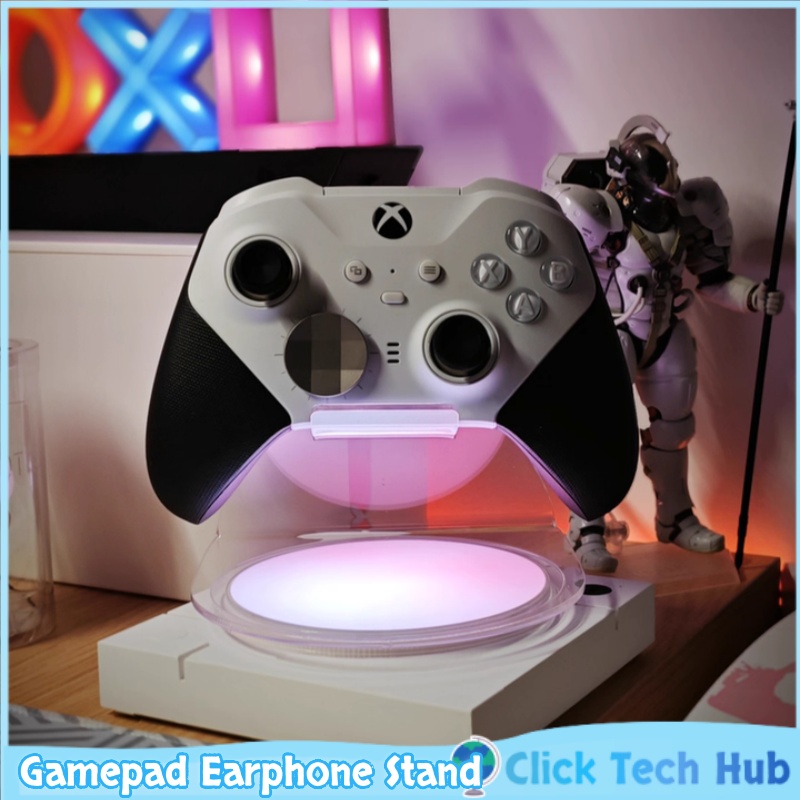 Gaming Accessories Table - Cololight gamepadstandaard Oortelefoonstandaard Rgb-basis popweergave Sfeerlicht