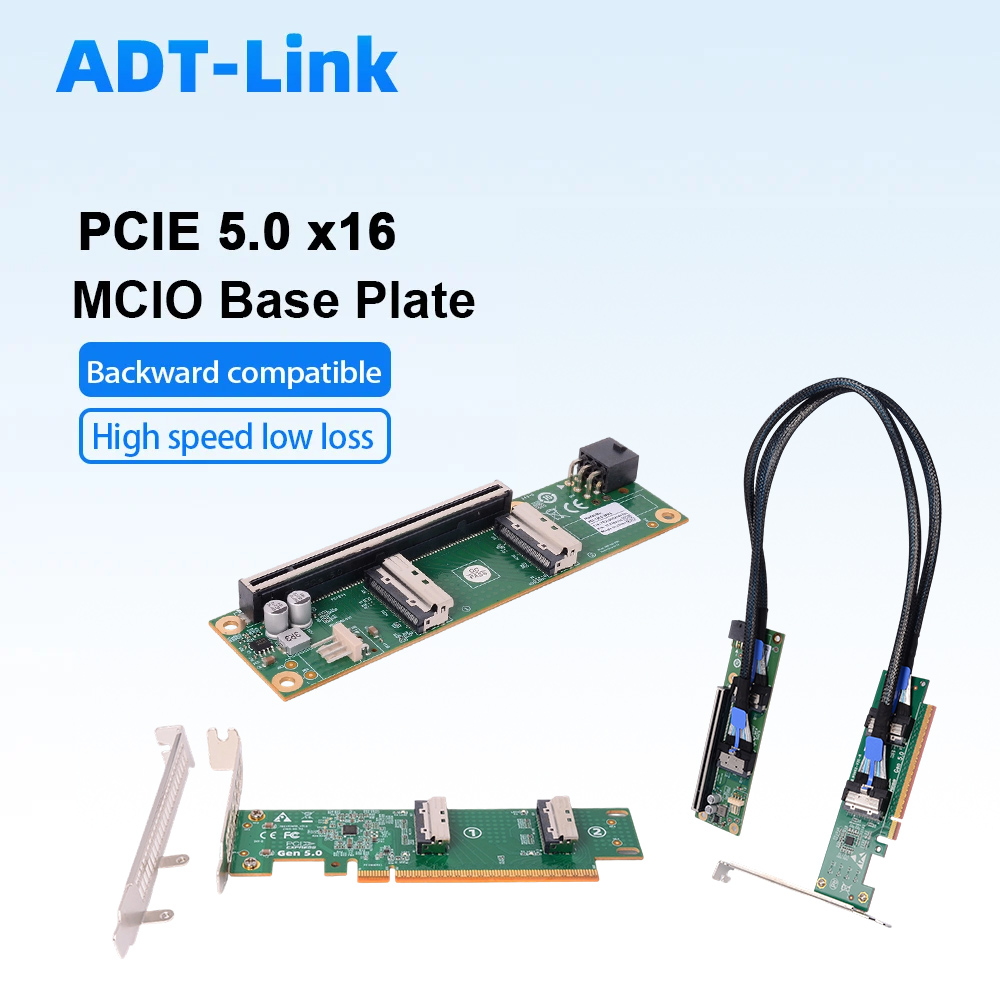 Vertical Gpu Bracket - ADT-Link PCIe 5.0 X16 naar MCIO