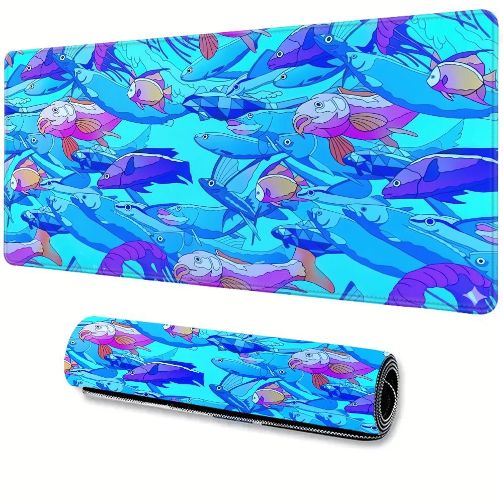 Gaming Accessories Table - HD-print vis rubberen muismat laptop kantoor