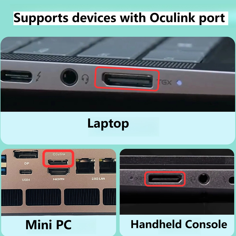 Oculink eGPU Grafische Kaart D - Vertical Gpu Bracket recensie en prijs