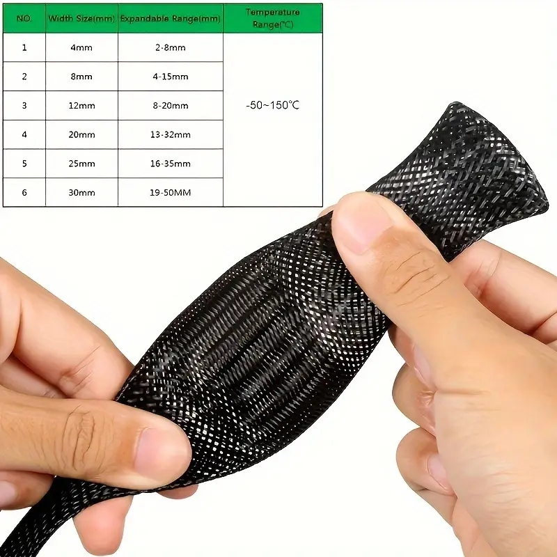 10m / 32,8 voet uitbreidbaar g - Cable Sleeve Braided recensie en prijs