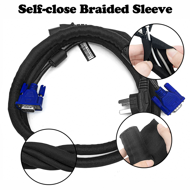 5/10M Zelfsluitende PET Gevloc - Cable Sleeve Braided recensie en prijs