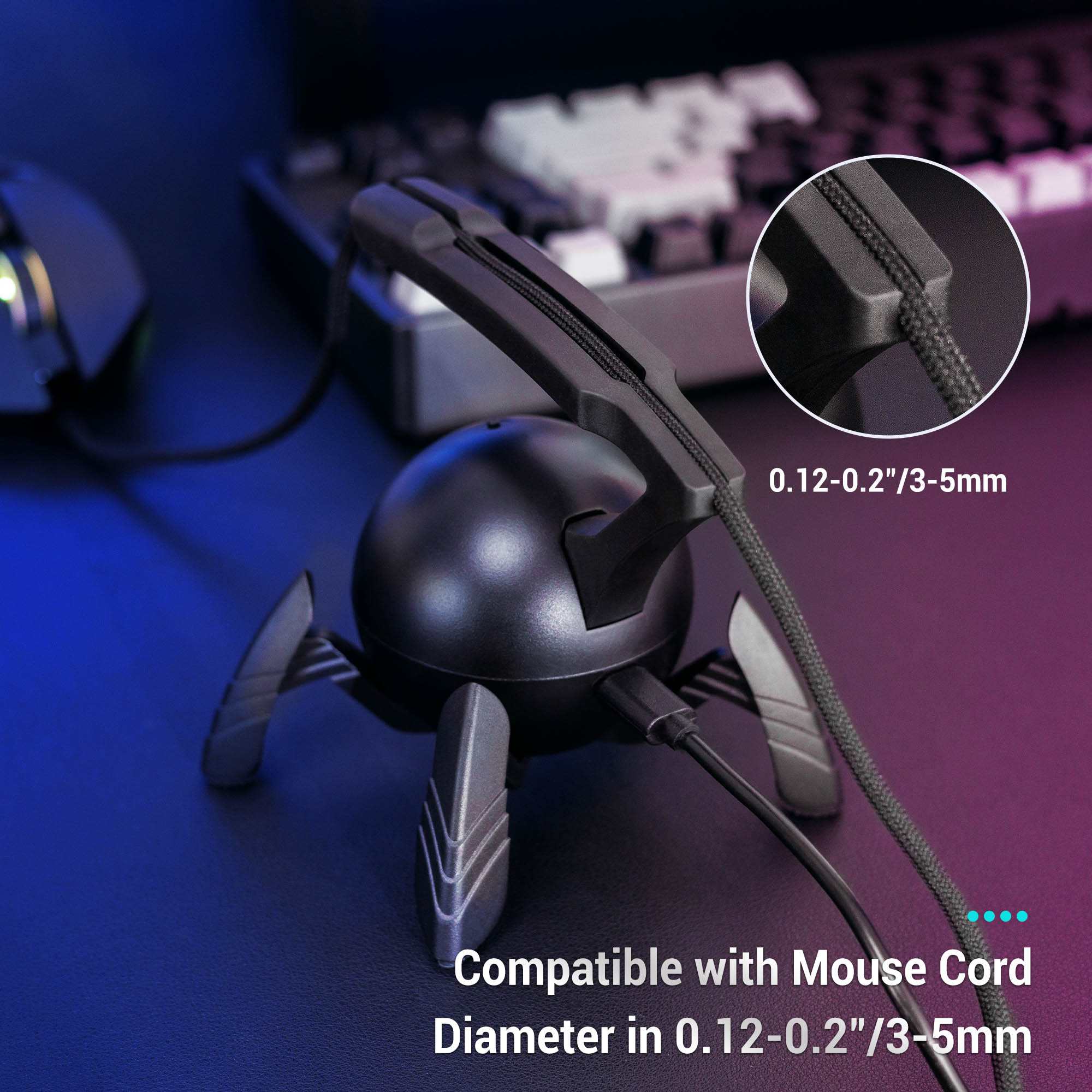 Gaming muis bungee muis kabelo - Mouse Bungee Spring recensie en prijs