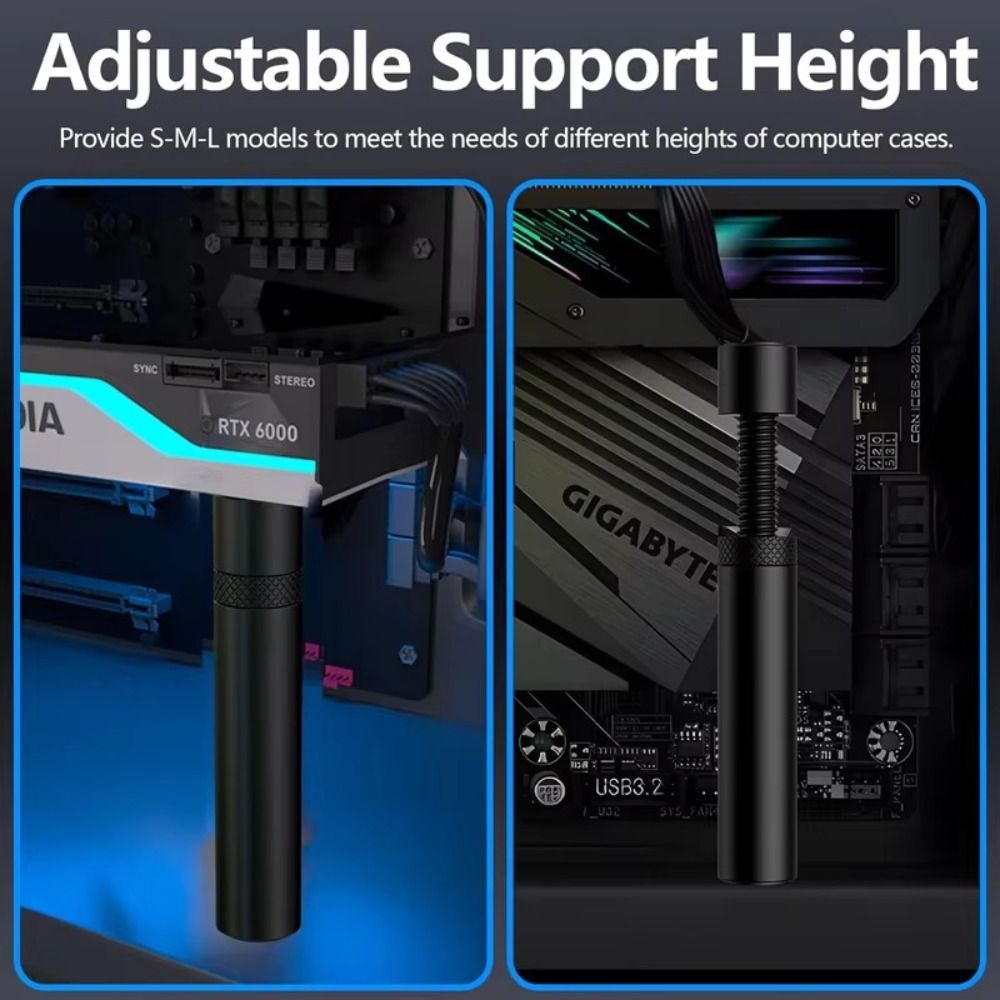 Verstelbare aluminium grafisch - Vertical Gpu Bracket recensie en prijs