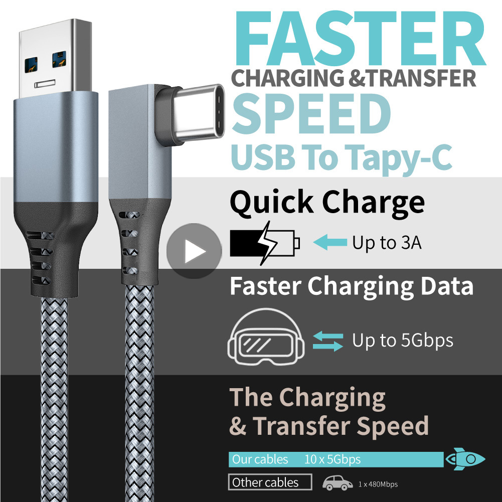 Kabel USB A Naar Type C 5M Voo - Virtual Gaming Accessories recensie en prijs