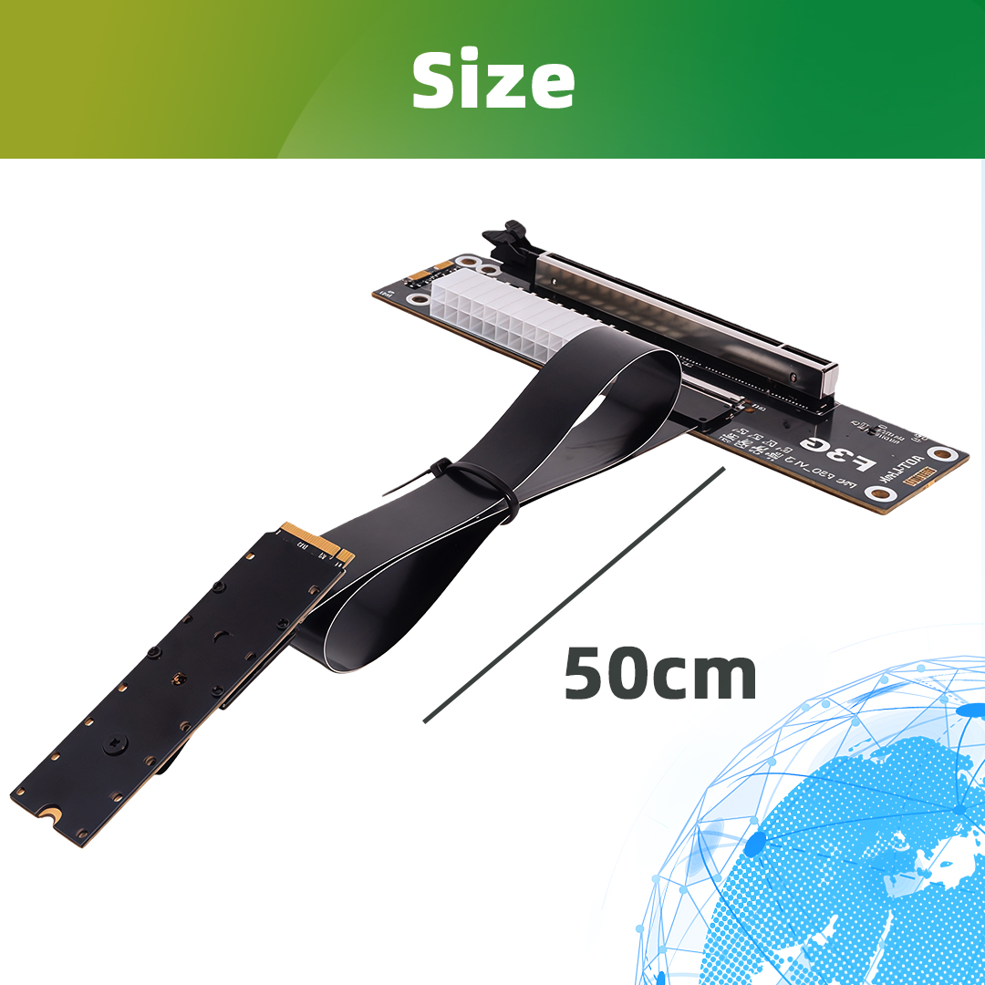 ADT-Link M.2 NVMe GPU Dock PCI - Vertical Gpu Bracket recensie en prijs