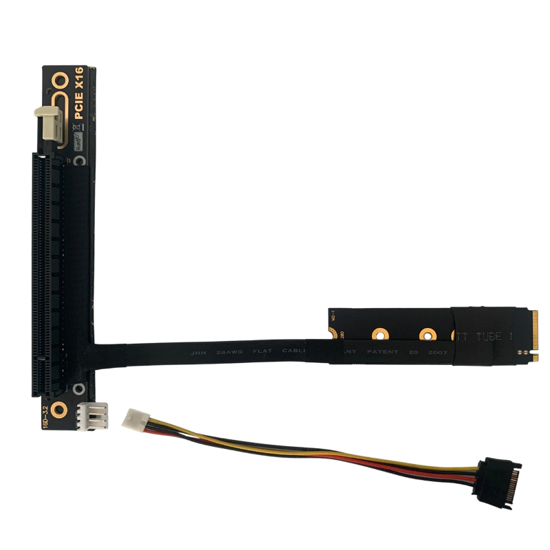 PCIe 3.0 M.2 M Key NVMe naar X - Vertical Gpu Bracket recensie en prijs