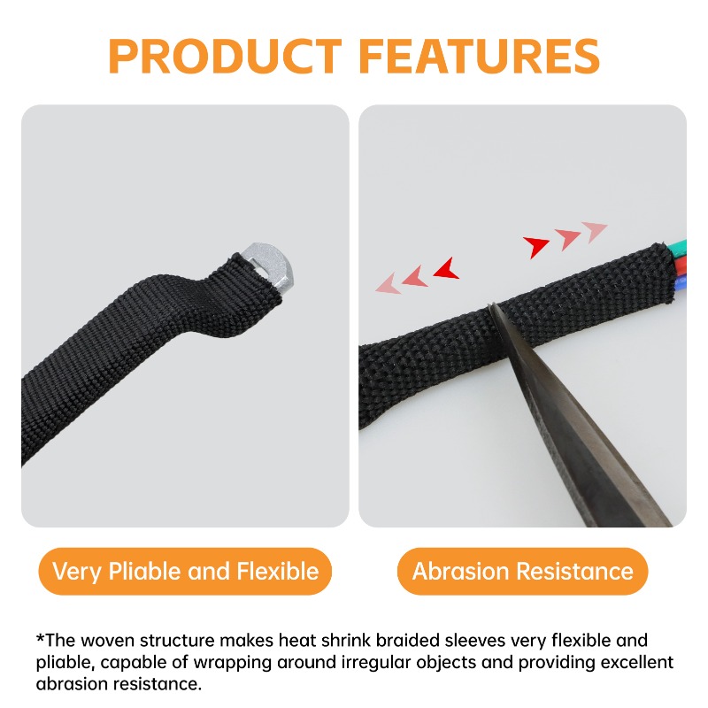 3/5Meter Zwart PET Gevlochten  - Cable Sleeve Braided recensie en prijs