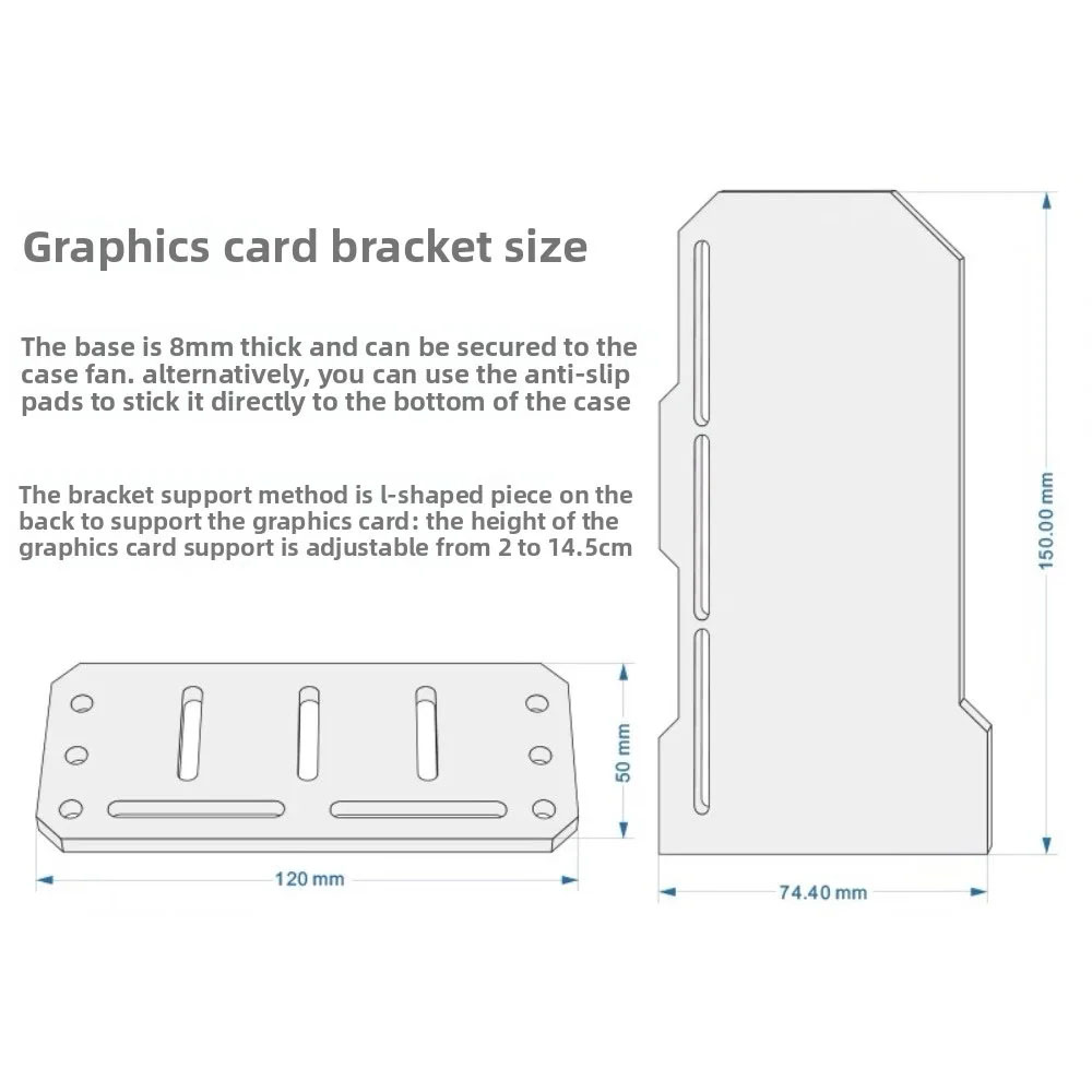 DIY Spiegel VGA Houder ARGB Ga - Vertical Gpu Bracket recensie en prijs