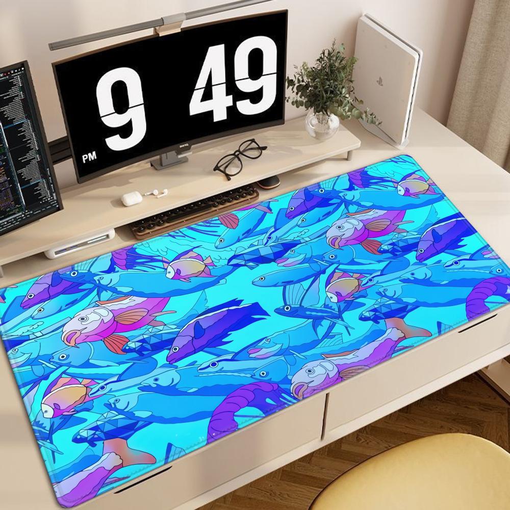 HD-print vis rubberen muismat  - Gaming Accessories Table recensie en prijs