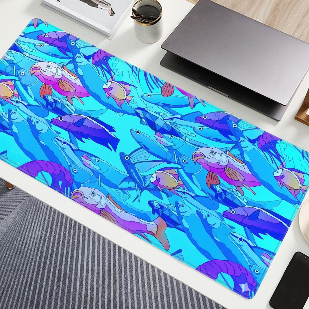 HD-print vis rubberen muismat  - Gaming Accessories Table recensie en prijs